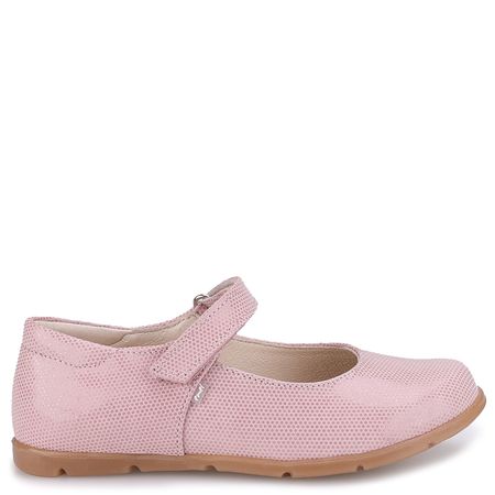 Vienna różowe baleriny dziecięce ze skóry naturalnej