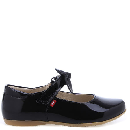 Vienna czarne baleriny dziecięce ze skóry naturalnej