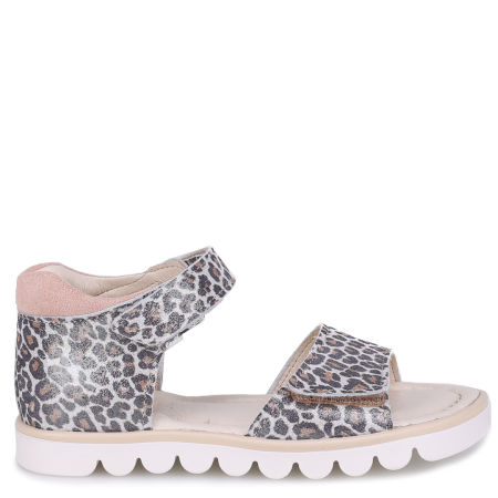 Toscana beżowe sandały dziecięce ze skóry naturalnej