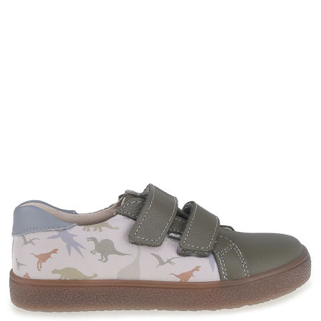 Madrid zielone trampki dziecięce ze skóry naturalnej