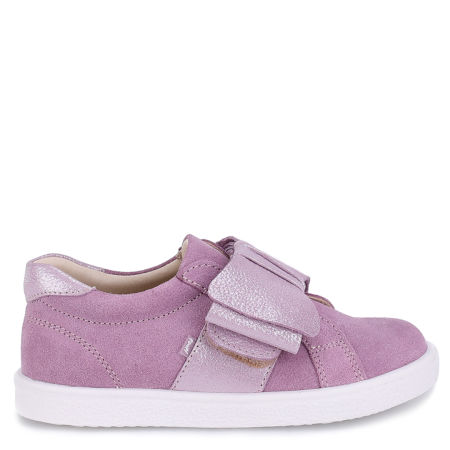 Marsylia różowe trampki dziecięce ze skóry naturalnej