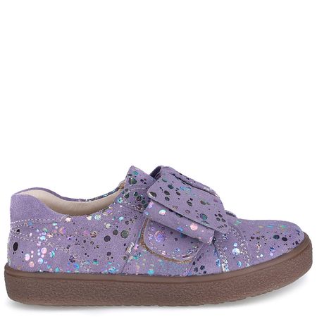 Marsylia fioletowe trampki dziecięce ze skóry naturalnej