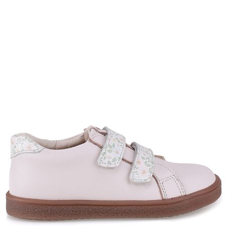 Madrid beżowe trampki dziecięce ze skóry naturalnej