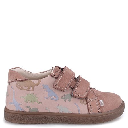 Madrid beżowe trampki dziecięce ze skóry naturalnej