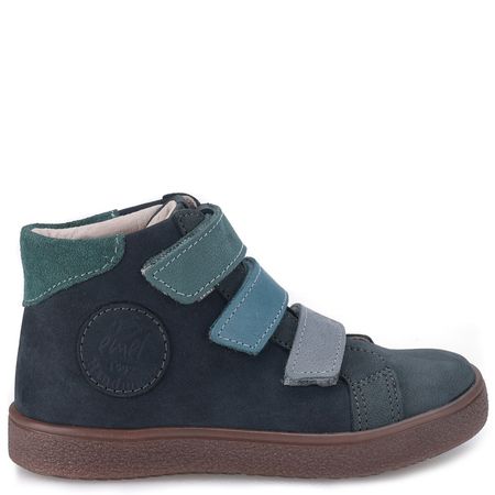 Chester granatowe trampki dziecięce ze skóry naturalnej