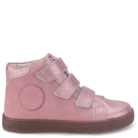 Chester różowe trampki dziecięce ze skóry naturalnej