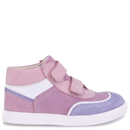 Toledo różowe trampki dziecięce ze skóry naturalnej