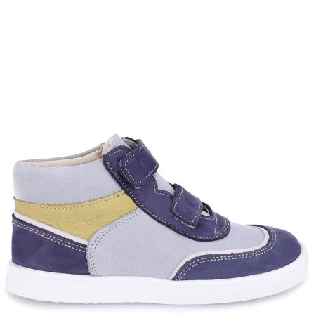 Toledo niebieskie trampki dziecięce ze skóry naturalnej