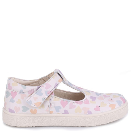 Manisa kolorowe baleriny dziecięce ze skóry naturalnej