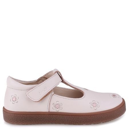 Manisa różowe baleriny dziecięce ze skóry naturalnej