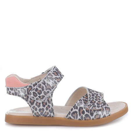 Nicea beżowe sandały dziecięce ze skóry naturalnej