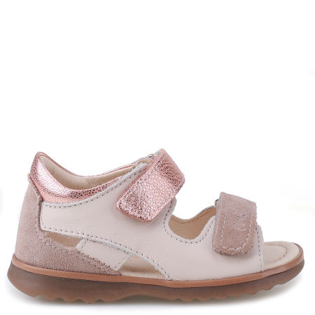 Puerto kolorowe sandały dziecięce ze skóry naturalnej 