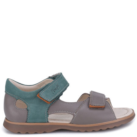 Jamaica szare sandały dziecięce ze skóry naturalnej