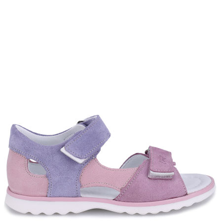 Jamaica fioletowe sandały dziecięce ze skóry naturalnej