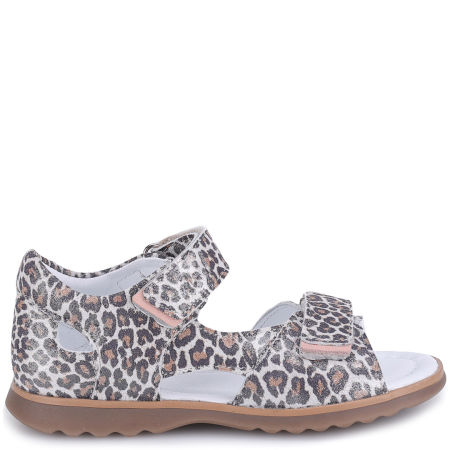 Jamaica beżowe sandały dziecięce ze skóry naturalnej