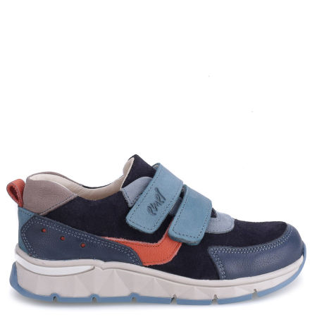  Barcelona granatowe trampki dziecięce ze skóry naturalnej