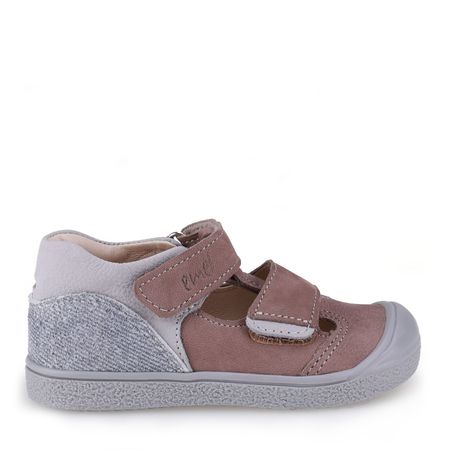 Athens brązowe sandały dziecięce ze skóry naturalnej