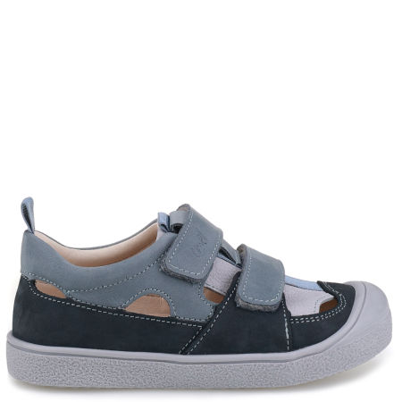 Palermo niebieskie sandały dziecięce ze skóry naturalnej