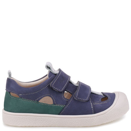 Palermo granatowe sandały dziecięce ze skóry naturalnej