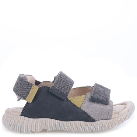Miami granatowe sandały dziecięce ze skóry naturalnej