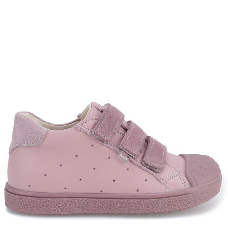 Berlin różowe trampki dziecięce ze skóry naturalnej