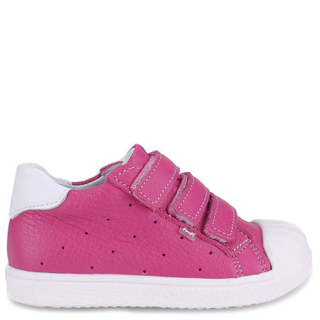 Berlin różowe trampki dziecięce ze skóry naturalnej