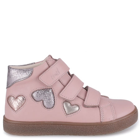 Chester różowe trampki dziecięce ze skóry naturalnej
