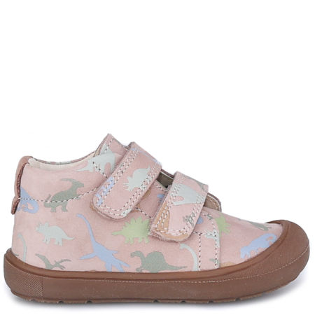 Lima barefoot beżowe trampki dziecięce ze skóry naturalnej