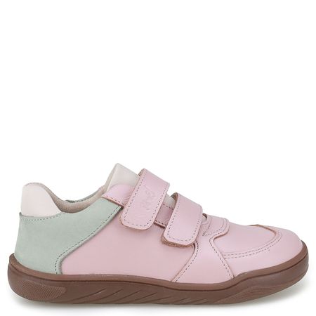 Balaton Barefoot różowe trampki dziecięce ze skóry naturalnej