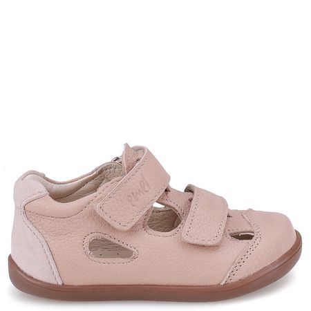 Ibiza Barefoot beżowe sandały dziecięce ze skóry naturalnej