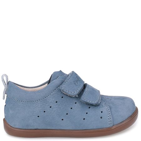 Luma Barefoot niebieskie trzewiki dziecięce ze skóry naturalnej