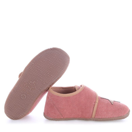 Kapcie Barefoot dla dzieci czerwone z gwiazdeczką zdjęcie 2