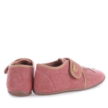 Kapcie Barefoot dla dzieci czerwone z gwiazdeczką zdjęcie 3