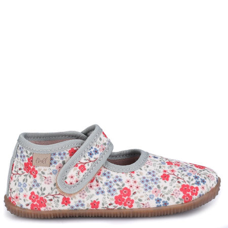 Kapcie Barefoot dla dzieci wielokolorowe w kwiatuszki