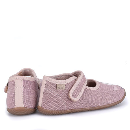 Kapcie Barefoot dla dzieci różowe z jednorożcem zdjęcie 3