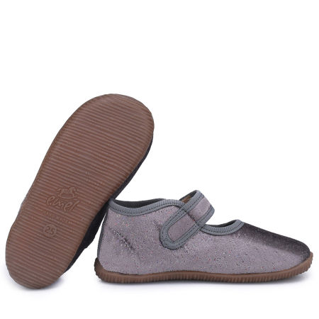 Kapcie Barefoot dla dzieci szare zdjęcie 2