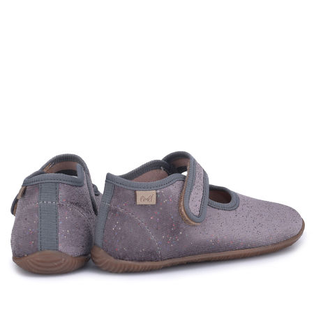 Kapcie Barefoot dla dzieci szare zdjęcie 3