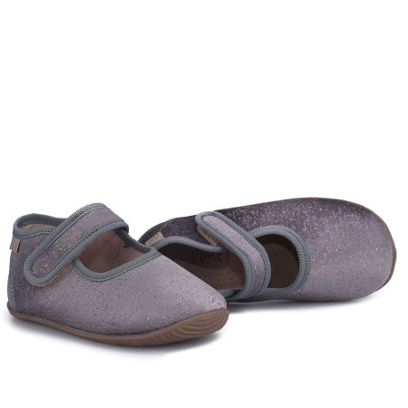 Kapcie Barefoot dla dzieci szare zdjęcie 4