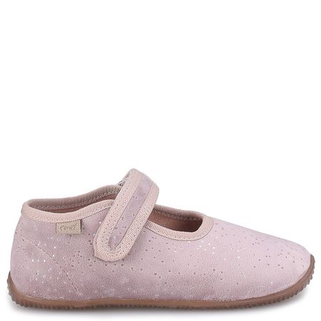Kapcie Barefoot dla dzieci różowe z brokatem