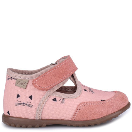 Kapcie dla dzieci różowe w kotki