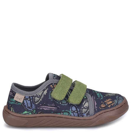 Emel Barefoot szare tenisówki dziecięce w deskorolki