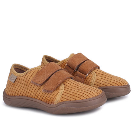 Emel Barefoot musztardowe tenisówki dziecięce  zdjęcie 1