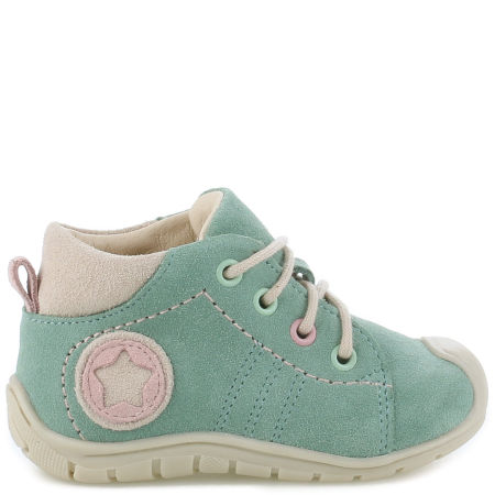 Hamilton Roczki® miętowe trzewiki dziecięce ze skóry naturalnej