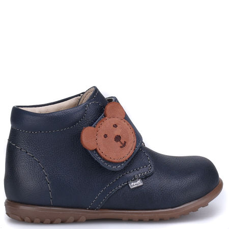 Como Roczki® granatowe trzewiki dziecięce ze skóry naturalnej