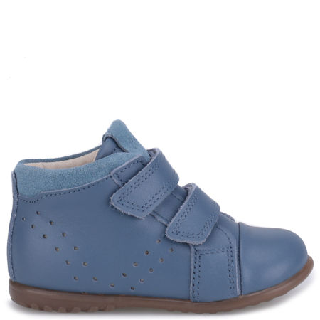 Brooklyn Roczki® niebieskie trzewiki dziecięce ze skóry naturalnej