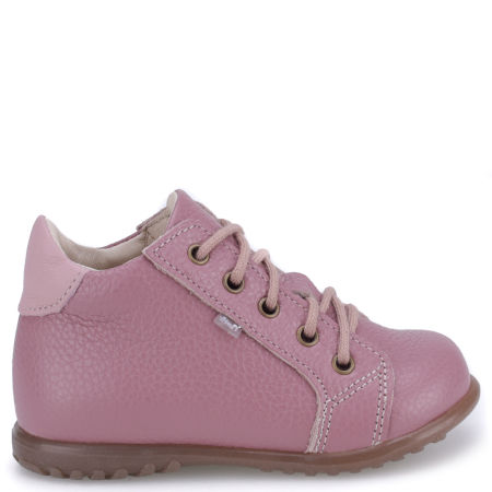  London Roczki® różowe trzewiki dziecięce ze skóry naturalnej
