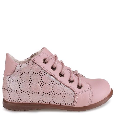 London Roczki® różowe trzewiki dziecięce ze skóry naturalnej