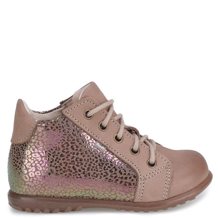 London Roczki® beżowe trzewiki dziecięce ze skóry naturalnej