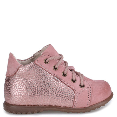 London Roczki® różowe trzewiki dziecięce ze skóry naturalnej