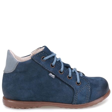 London Roczki® granatowe trzewiki dziecięce ze skóry naturalnej